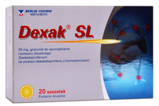 DEXAK SL 25 mg 20 saszetek