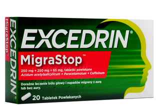 EXCEDRIN MIGRASTOP 20 tabletek