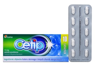 CETIP 10 mg 10 tabletek